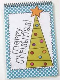 Christmas Polka Dot Tree Notebook