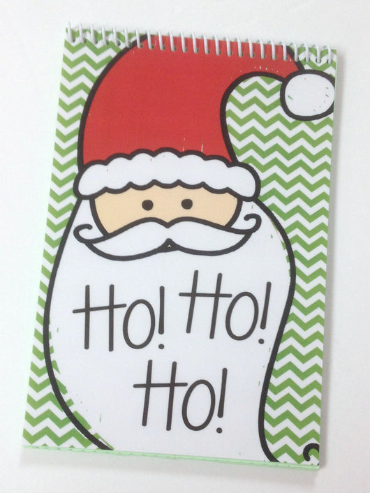 Santa Ho Ho Ho Christmas Notebook