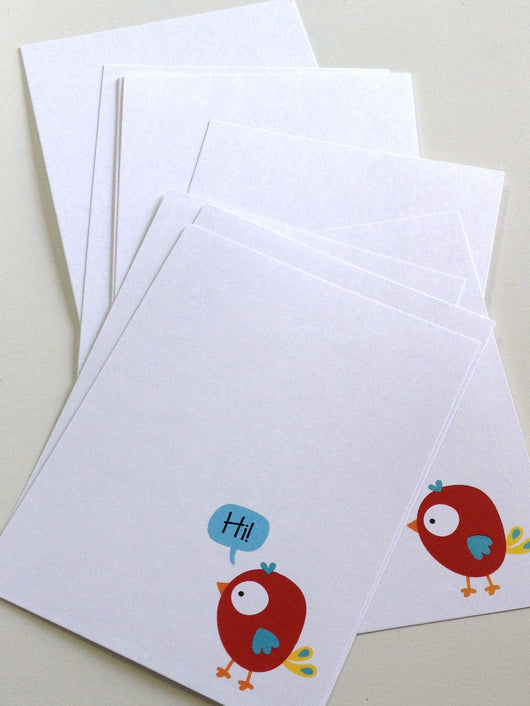 Little Birds Hi Flat Note Cards