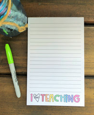 I Love Teaching Notepad