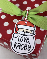 Santa Die Cut Gift Tags