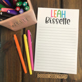 Rainbow Bright Name Personalized Notepad