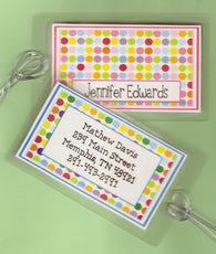 Lots of Dots Bag Tag | Luggage Tag
