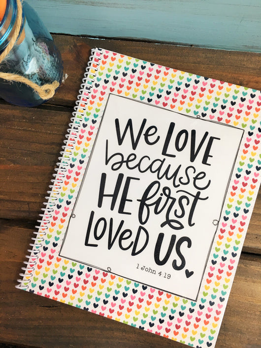 We Love Side Spiral Notebook